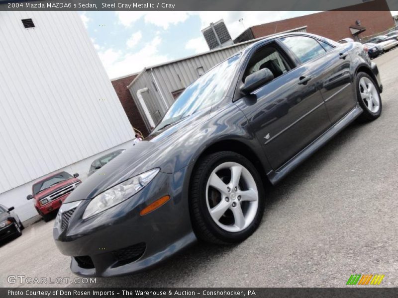 Steel Gray Metallic / Gray 2004 Mazda MAZDA6 s Sedan