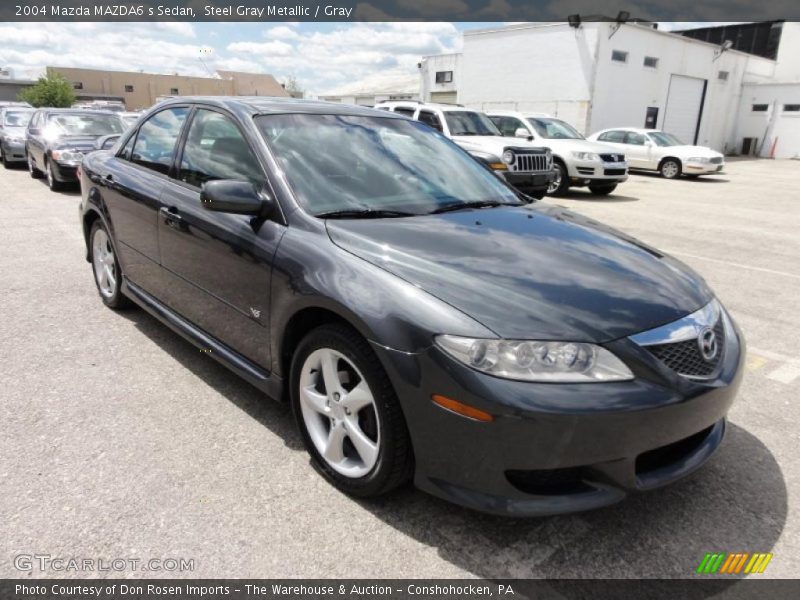 Steel Gray Metallic / Gray 2004 Mazda MAZDA6 s Sedan