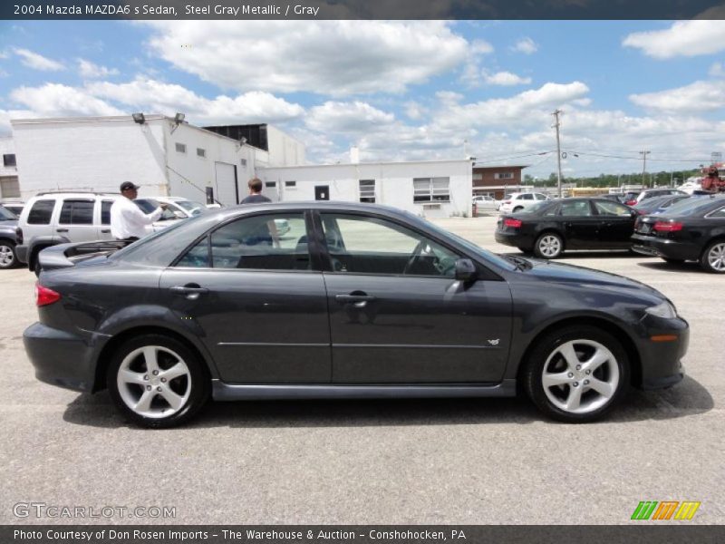 Steel Gray Metallic / Gray 2004 Mazda MAZDA6 s Sedan