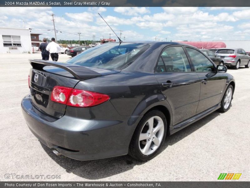 Steel Gray Metallic / Gray 2004 Mazda MAZDA6 s Sedan