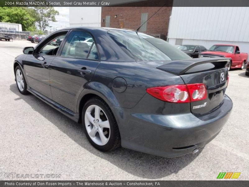 Steel Gray Metallic / Gray 2004 Mazda MAZDA6 s Sedan