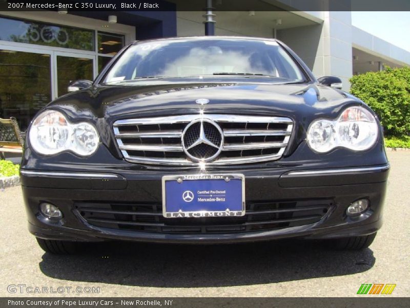 Black / Black 2007 Mercedes-Benz C 350 Luxury