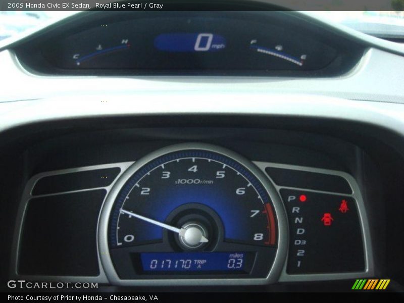  2009 Civic EX Sedan EX Sedan Gauges