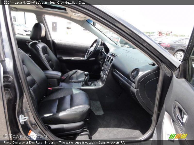 Steel Gray Metallic / Gray 2004 Mazda MAZDA6 s Sedan