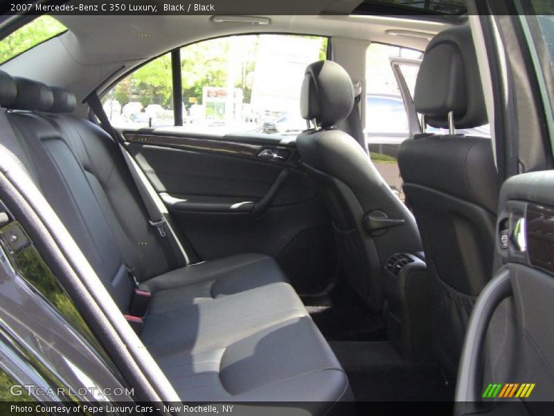 Black / Black 2007 Mercedes-Benz C 350 Luxury