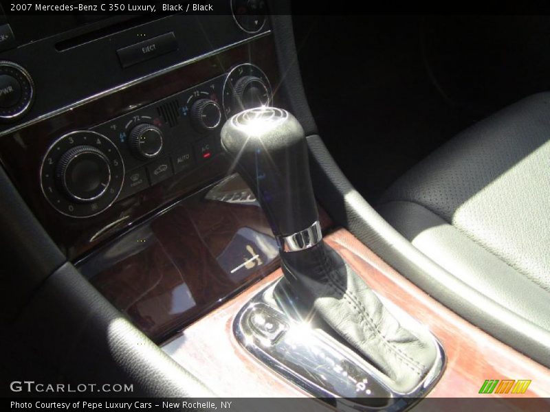 Black / Black 2007 Mercedes-Benz C 350 Luxury