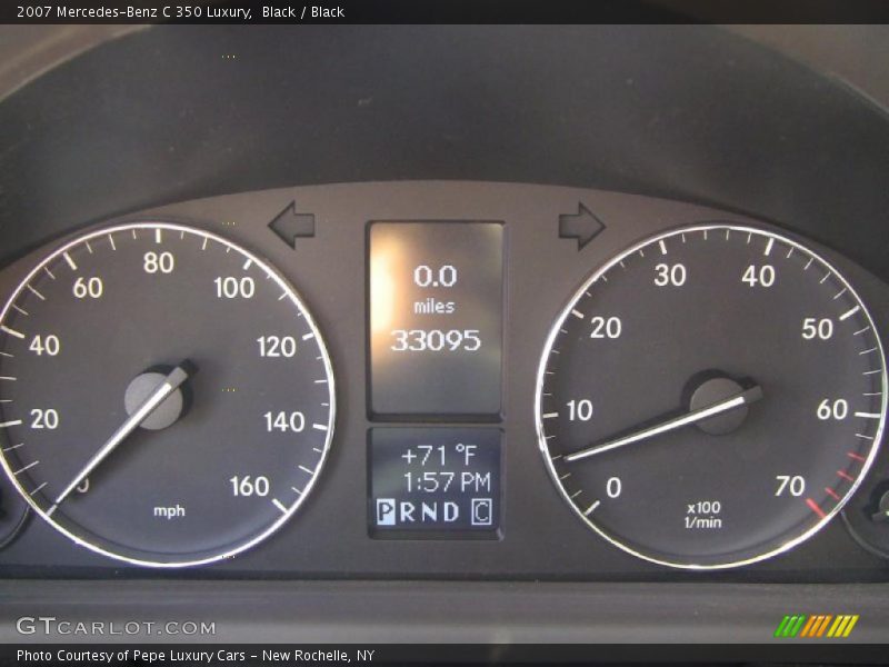 Black / Black 2007 Mercedes-Benz C 350 Luxury
