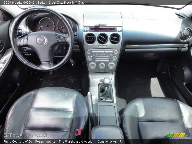 Steel Gray Metallic / Gray 2004 Mazda MAZDA6 s Sedan