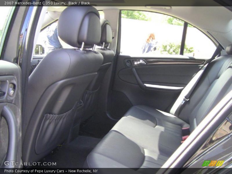 Black / Black 2007 Mercedes-Benz C 350 Luxury