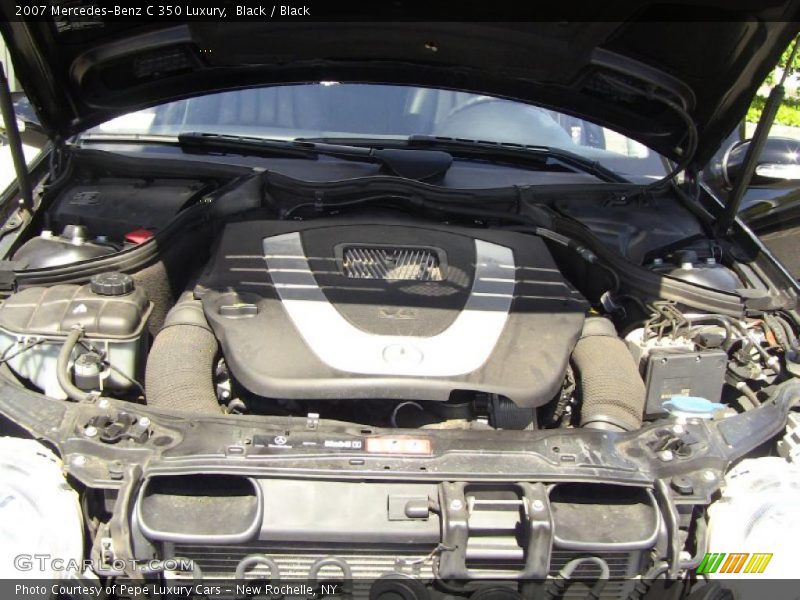 Black / Black 2007 Mercedes-Benz C 350 Luxury