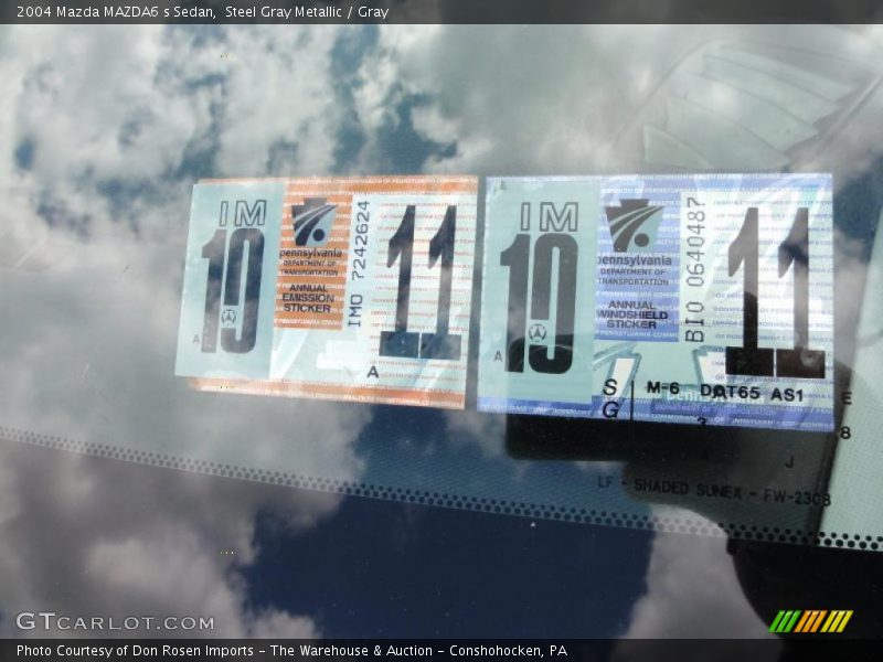 Steel Gray Metallic / Gray 2004 Mazda MAZDA6 s Sedan