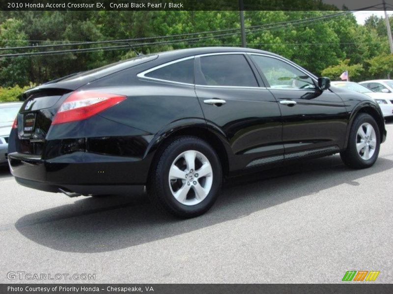 Crystal Black Pearl / Black 2010 Honda Accord Crosstour EX