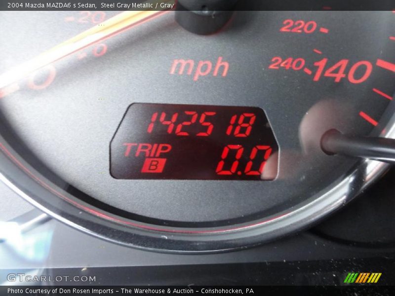 Steel Gray Metallic / Gray 2004 Mazda MAZDA6 s Sedan