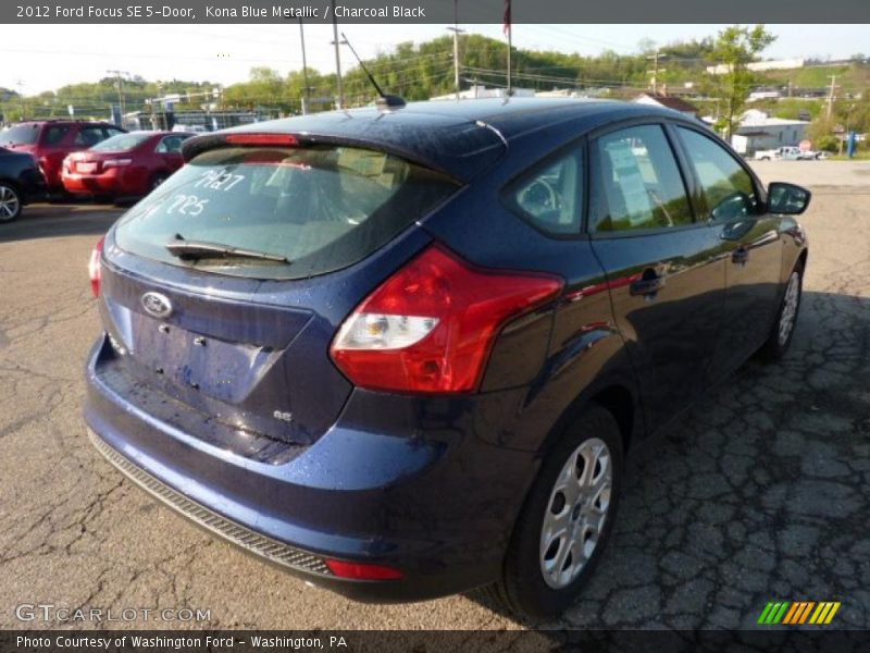 Kona Blue Metallic / Charcoal Black 2012 Ford Focus SE 5-Door