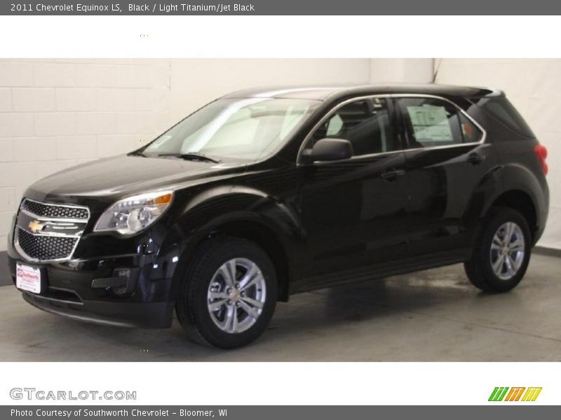 Black / Light Titanium/Jet Black 2011 Chevrolet Equinox LS