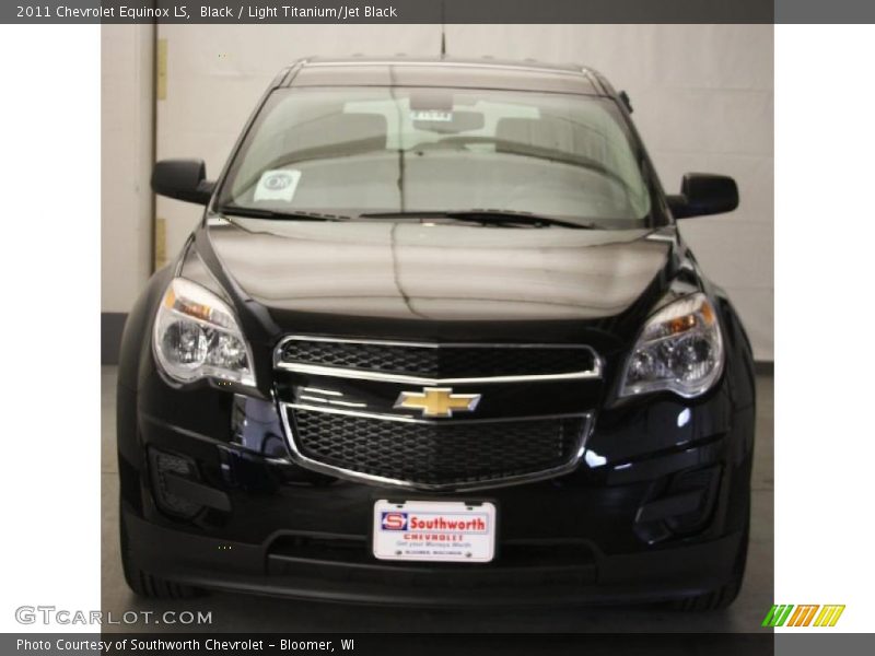 Black / Light Titanium/Jet Black 2011 Chevrolet Equinox LS