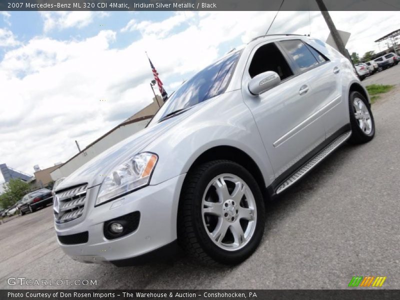 Iridium Silver Metallic / Black 2007 Mercedes-Benz ML 320 CDI 4Matic