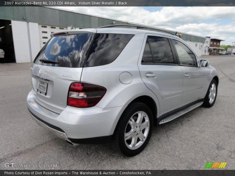 Iridium Silver Metallic / Black 2007 Mercedes-Benz ML 320 CDI 4Matic