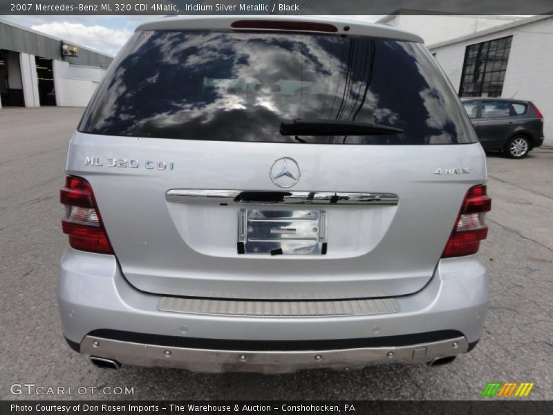 Iridium Silver Metallic / Black 2007 Mercedes-Benz ML 320 CDI 4Matic