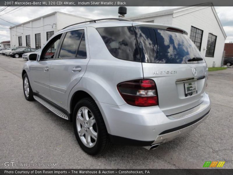 Iridium Silver Metallic / Black 2007 Mercedes-Benz ML 320 CDI 4Matic