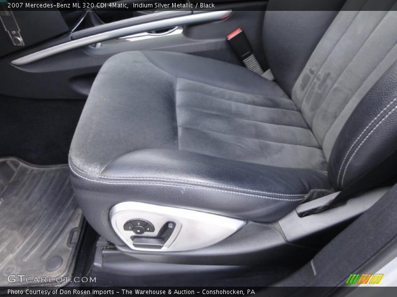 Iridium Silver Metallic / Black 2007 Mercedes-Benz ML 320 CDI 4Matic