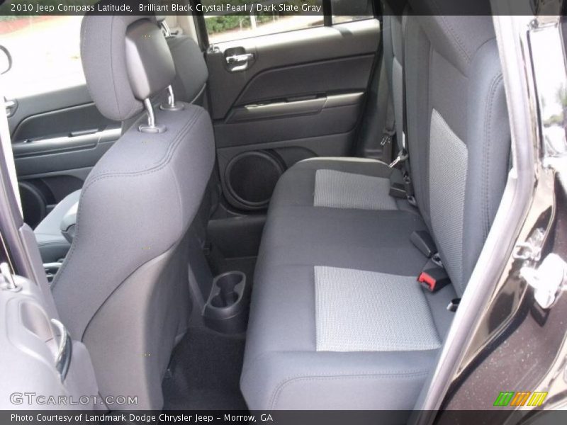 Brilliant Black Crystal Pearl / Dark Slate Gray 2010 Jeep Compass Latitude