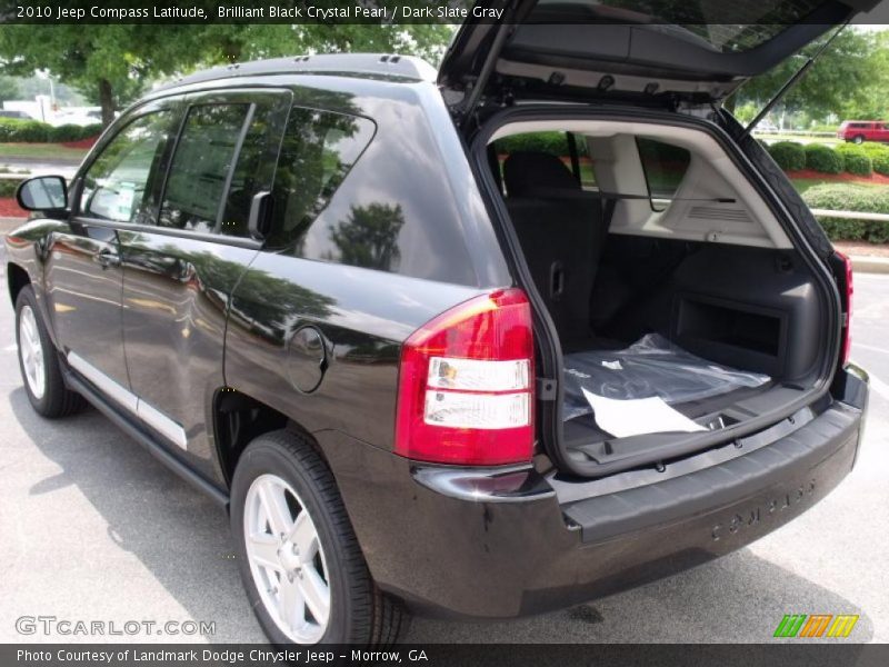Brilliant Black Crystal Pearl / Dark Slate Gray 2010 Jeep Compass Latitude