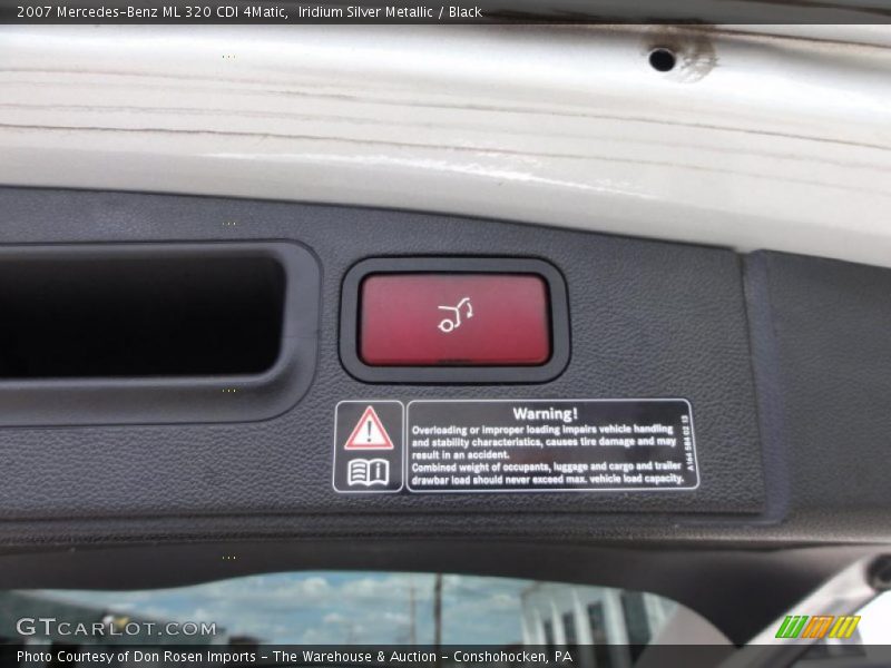 Iridium Silver Metallic / Black 2007 Mercedes-Benz ML 320 CDI 4Matic