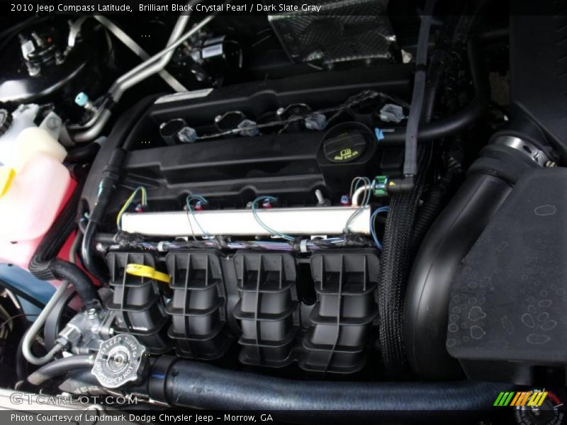 Brilliant Black Crystal Pearl / Dark Slate Gray 2010 Jeep Compass Latitude