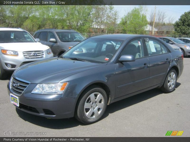 Slate Blue / Gray 2009 Hyundai Sonata GLS