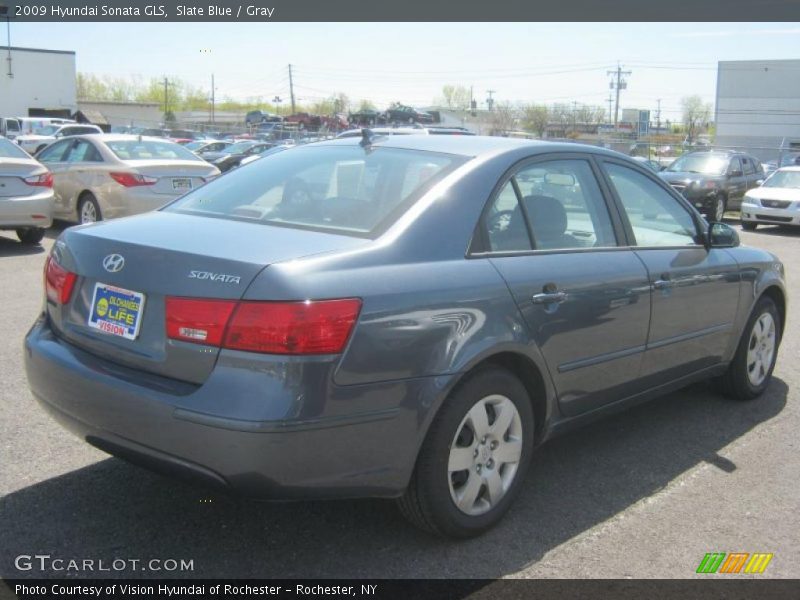 Slate Blue / Gray 2009 Hyundai Sonata GLS