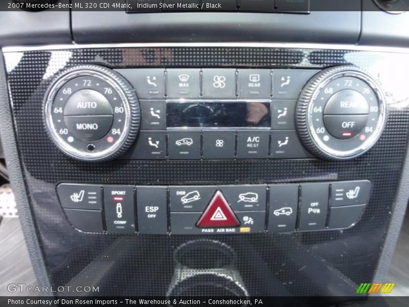 Controls of 2007 ML 320 CDI 4Matic