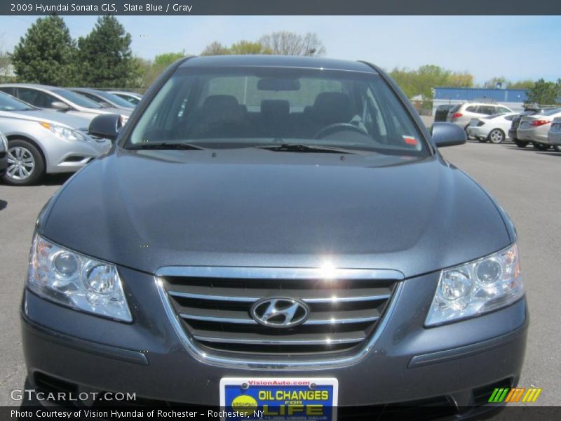 Slate Blue / Gray 2009 Hyundai Sonata GLS