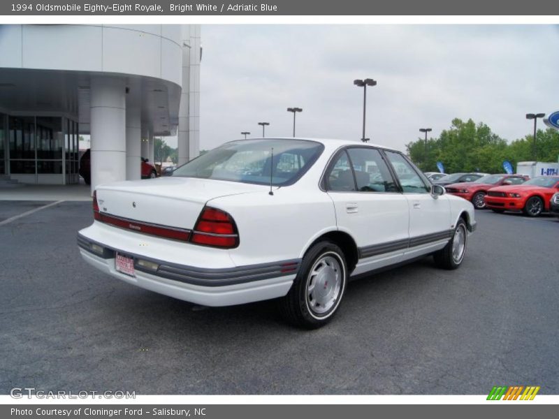 Bright White / Adriatic Blue 1994 Oldsmobile Eighty-Eight Royale