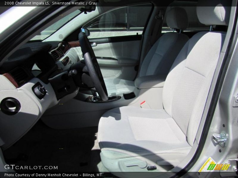 Silverstone Metallic / Gray 2008 Chevrolet Impala LS