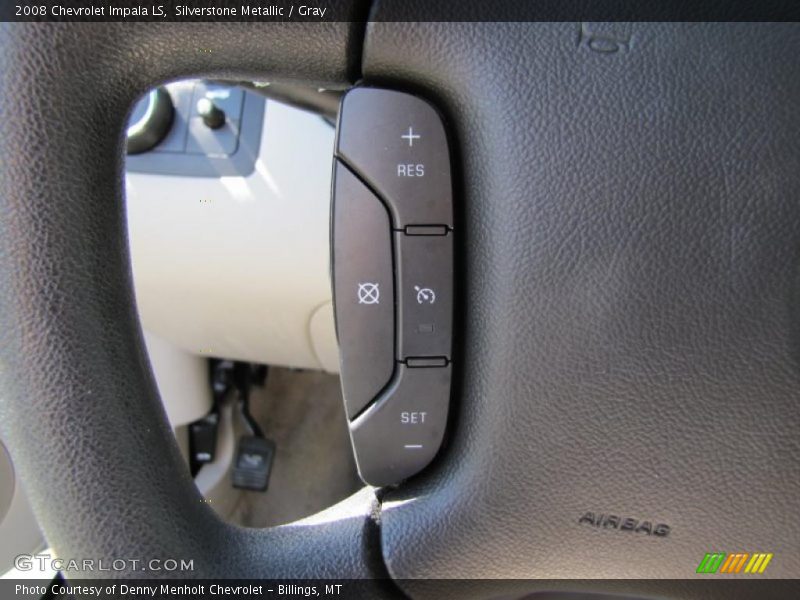 Silverstone Metallic / Gray 2008 Chevrolet Impala LS