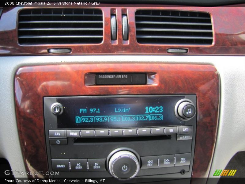 Silverstone Metallic / Gray 2008 Chevrolet Impala LS