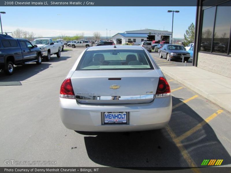 Silverstone Metallic / Gray 2008 Chevrolet Impala LS