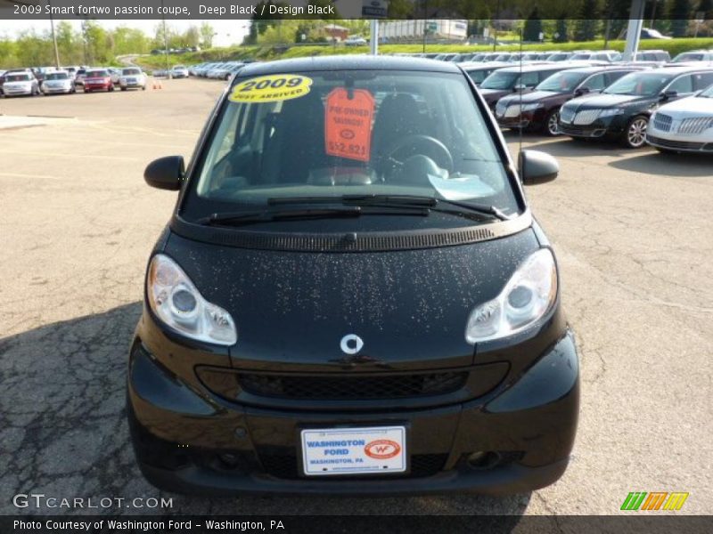 Deep Black / Design Black 2009 Smart fortwo passion coupe