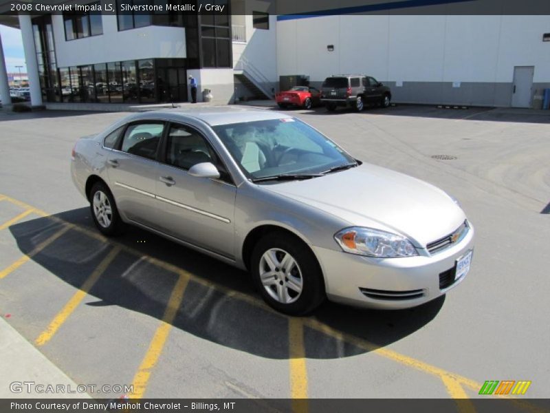 Silverstone Metallic / Gray 2008 Chevrolet Impala LS