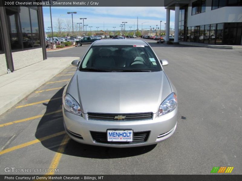 Silverstone Metallic / Gray 2008 Chevrolet Impala LS