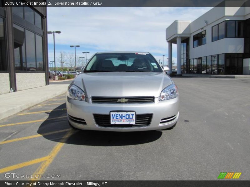 Silverstone Metallic / Gray 2008 Chevrolet Impala LS