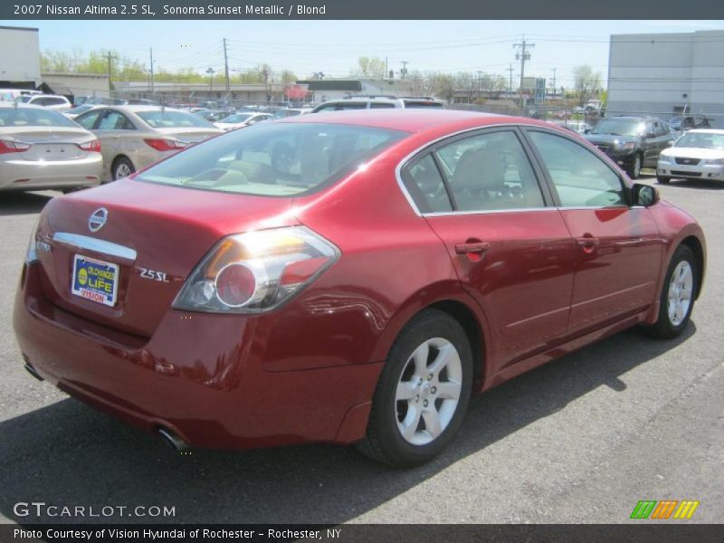 Sonoma Sunset Metallic / Blond 2007 Nissan Altima 2.5 SL