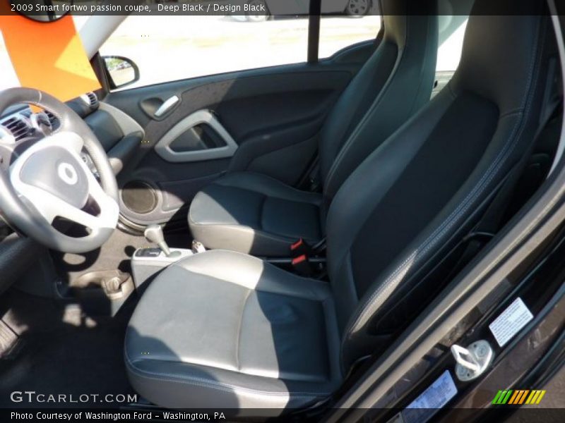  2009 fortwo passion coupe Design Black Interior