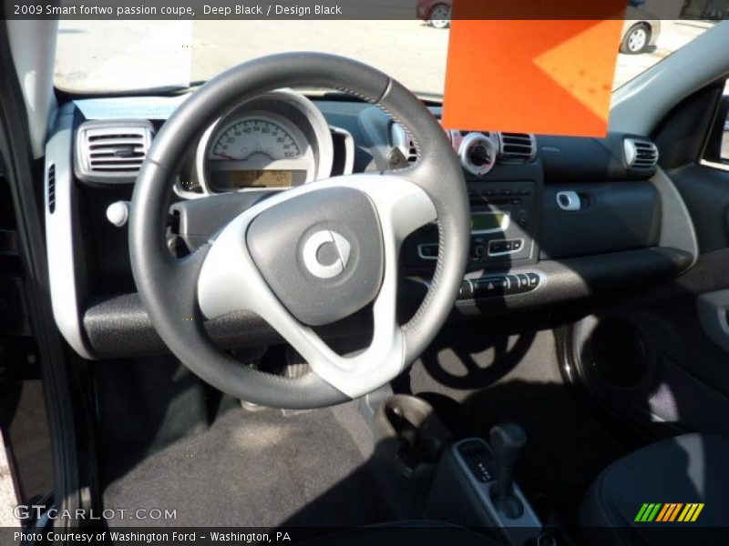Dashboard of 2009 fortwo passion coupe