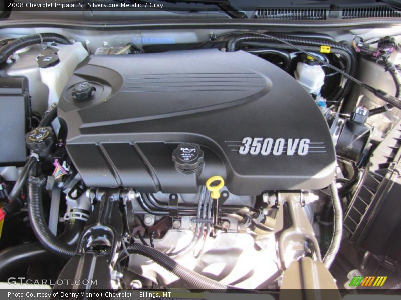 Silverstone Metallic / Gray 2008 Chevrolet Impala LS
