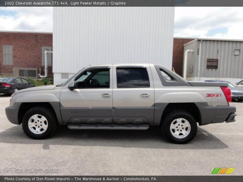 Light Pewter Metallic / Graphite 2002 Chevrolet Avalanche Z71 4x4