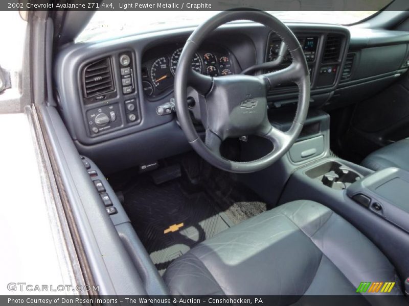 Light Pewter Metallic / Graphite 2002 Chevrolet Avalanche Z71 4x4