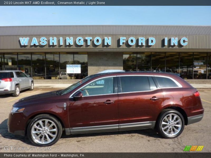 Cinnamon Metallic / Light Stone 2010 Lincoln MKT AWD EcoBoost