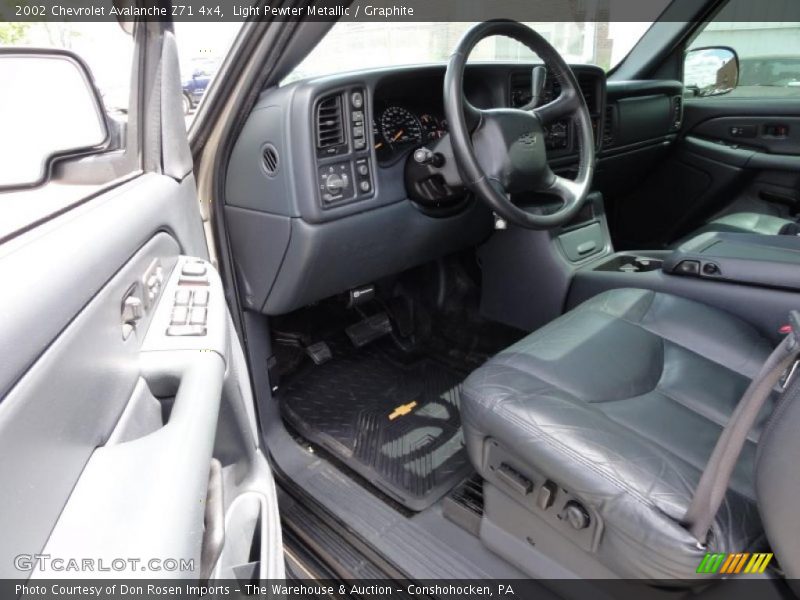 Light Pewter Metallic / Graphite 2002 Chevrolet Avalanche Z71 4x4